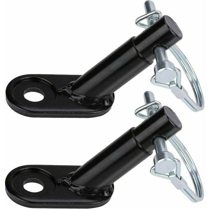 2 pcs Attelage de Remorque de Vélo, Attelage de Remorque de Vélo en Adaptateur, Coupleur de Remorque de Vélo de Attelage, pour