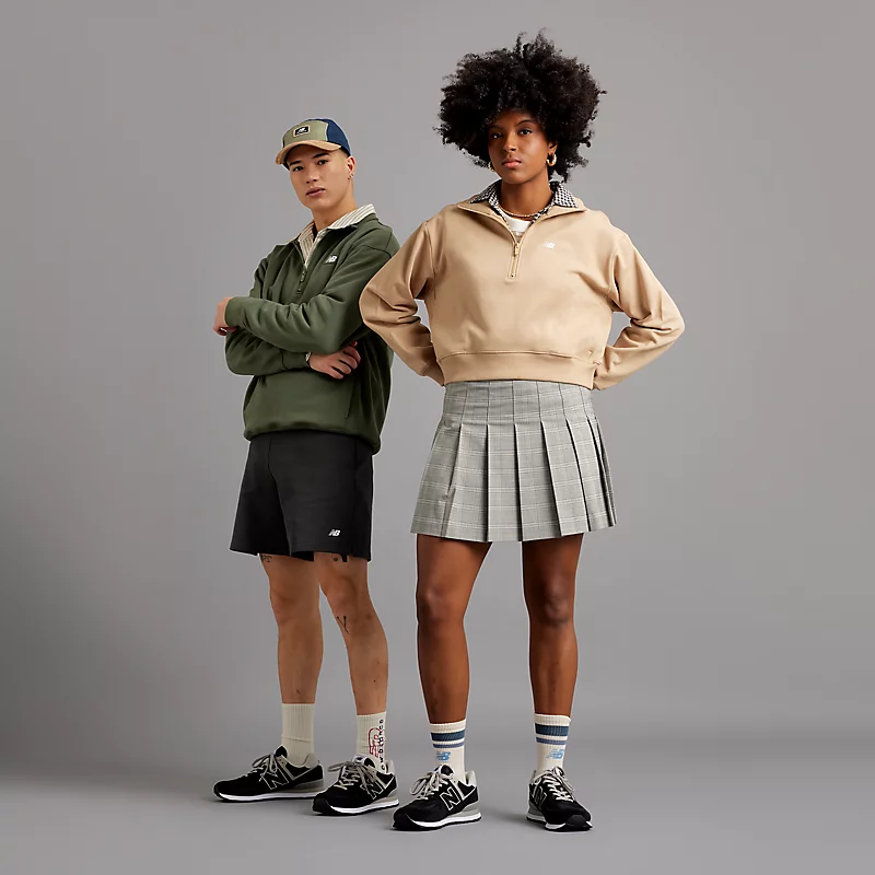 574 Core unisexe - Noir et blanc