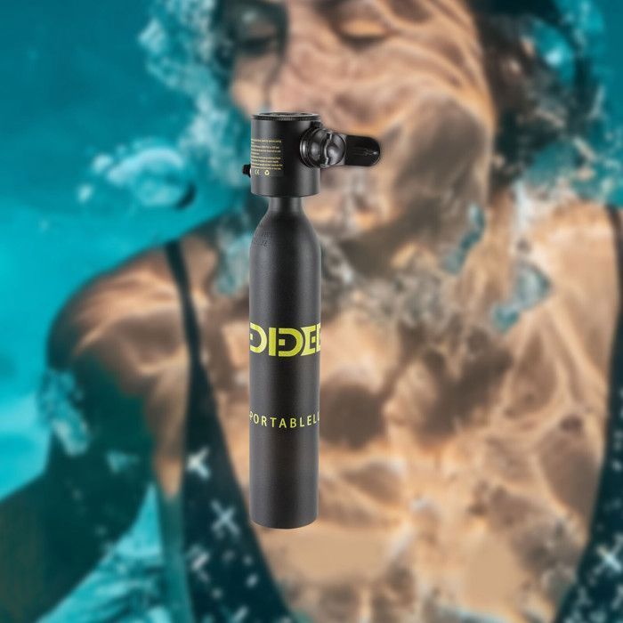 Mini tanque de oxígeno para buceadores - Tanque de buceo de 5-10 min - Cilindro de oxígeno para buceo, cilindro de buceo