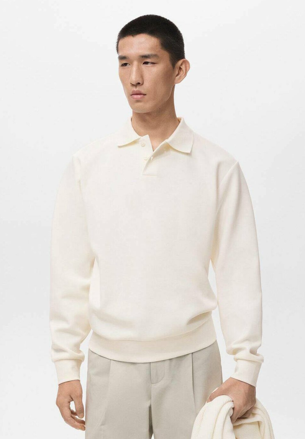 Mango Sweatshirt – weiß