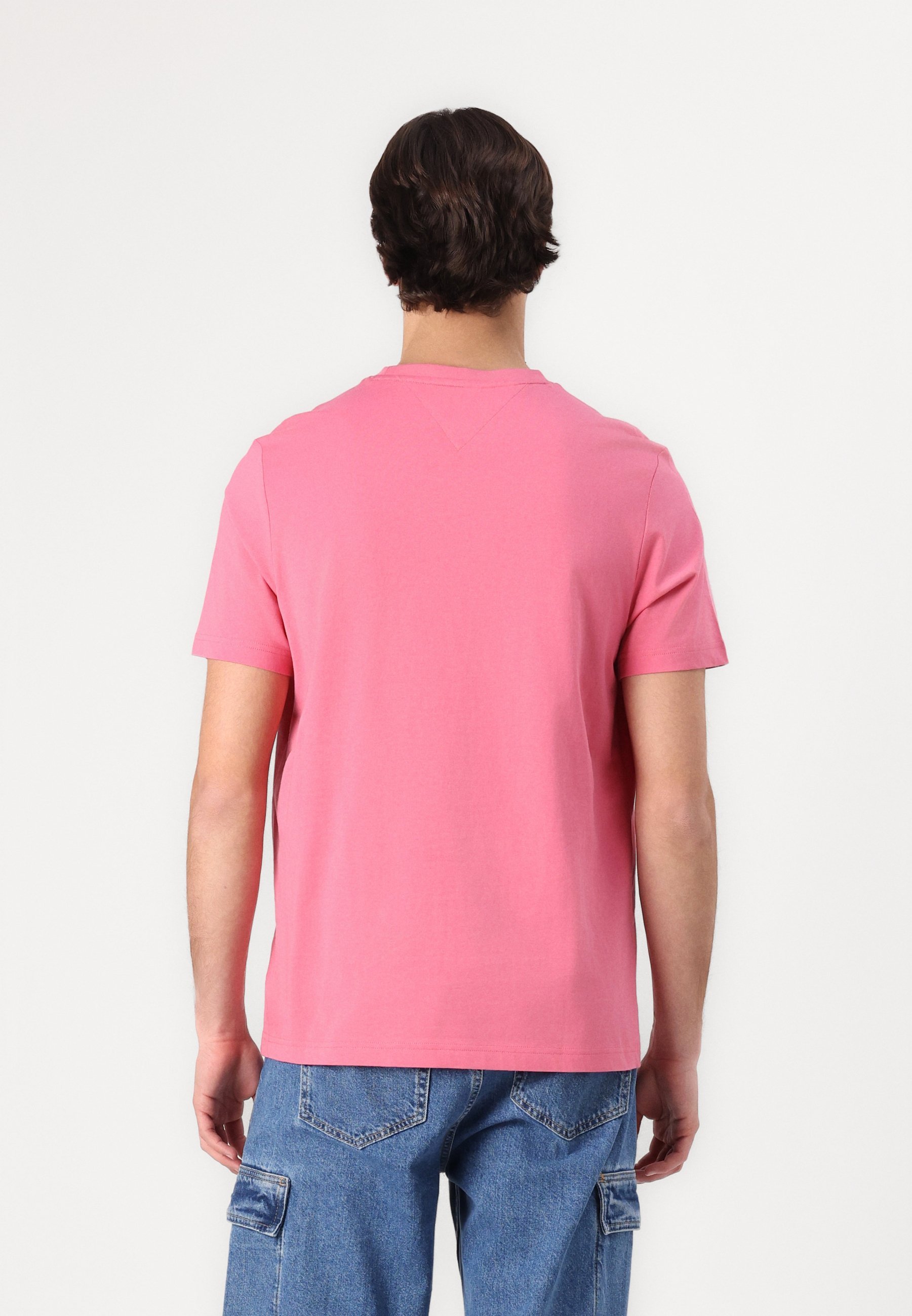 Tommy Hilfiger STACK TEE UNISEX - T-shirt met print - vintage roze