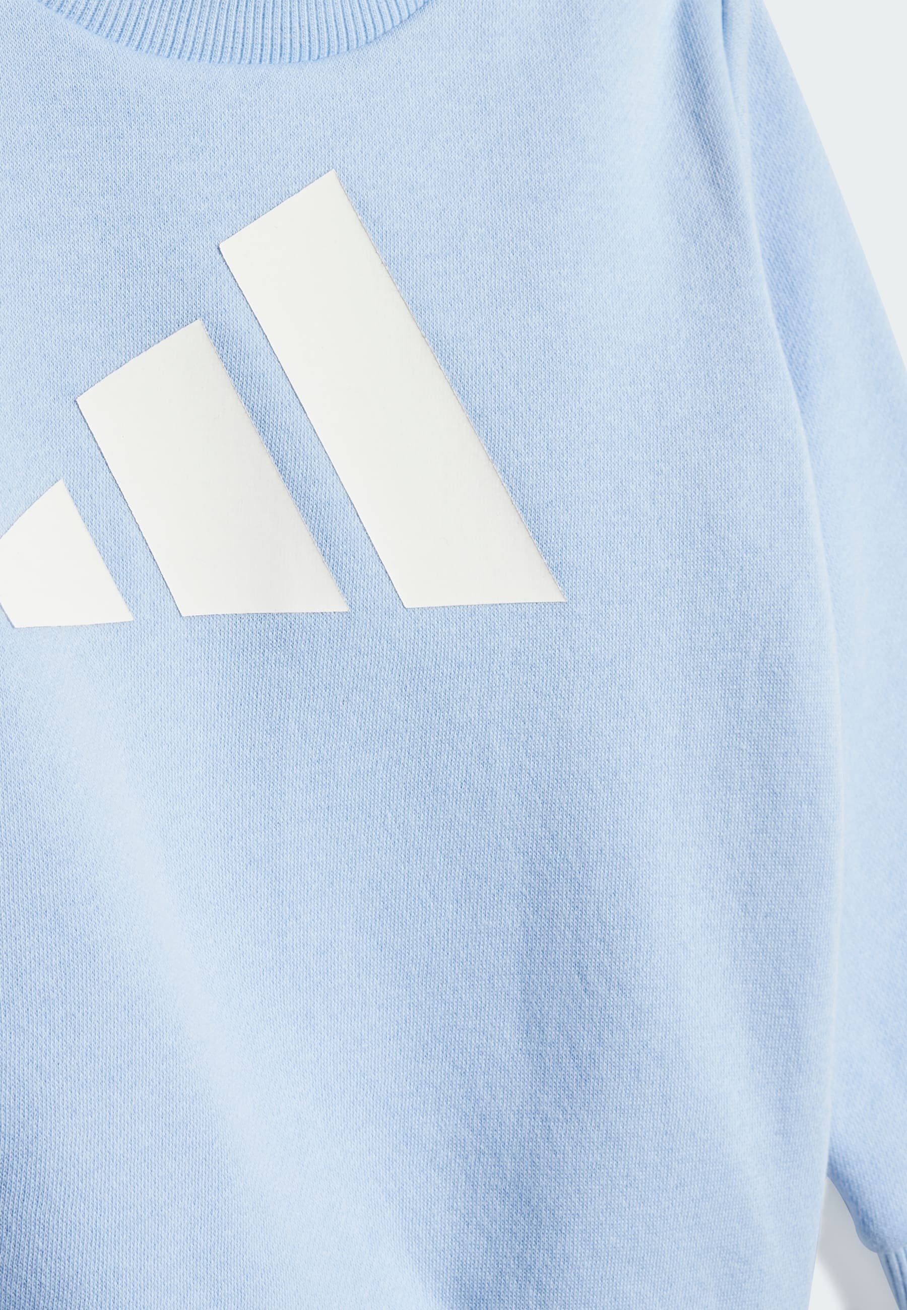 Ensemble adidas Performance ESSENTIALS - Survêtement - bleu et blanc fluo