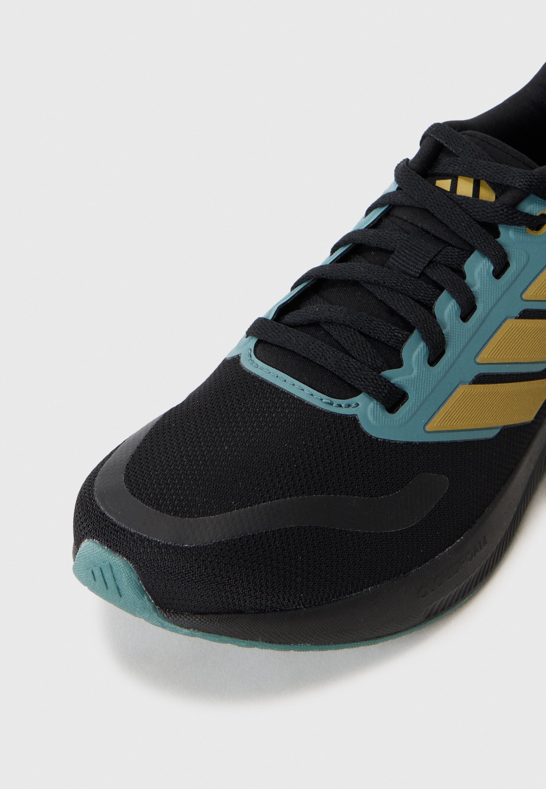 adidas Performance RUNFALCON 5 UNISEX - Vaelluskengät - core black/khaki/preloved teal