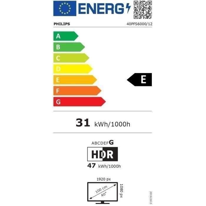 Philips 40PFS6000 - Televisor LED de 40