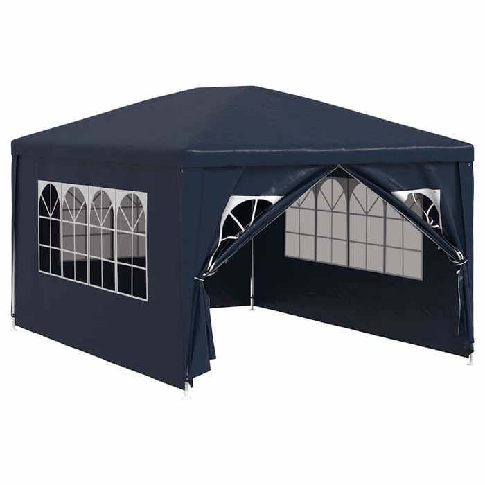 Tente de réception 3x4 m Bleu Tonnelle de jardin Tente de réception 3x4 m Bleu ABHT 7881028