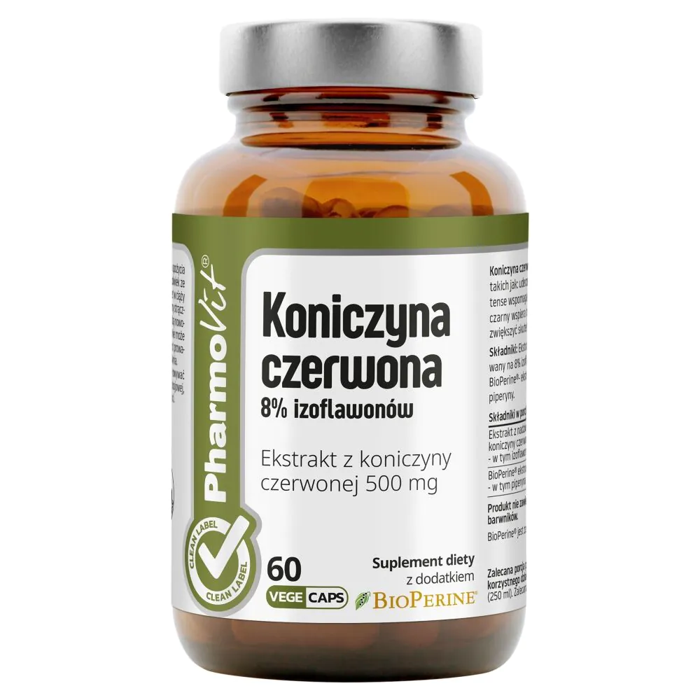 Pharmovit Clean Label Koniczyna czerwona Kapsułki