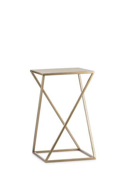 Kwietnik na rośliny stojący 40 cm złoty GLAM