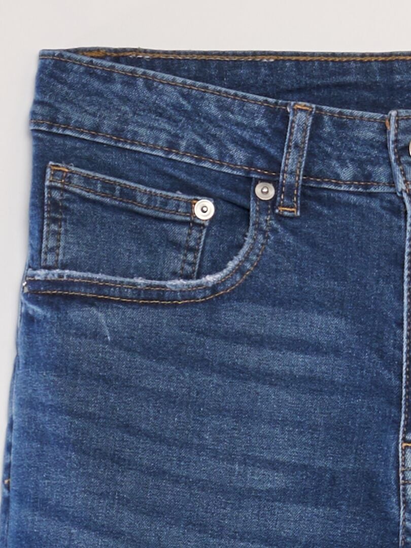 Vaqueros ajustados de 5 bolsillos - Talla L34 - Azul
