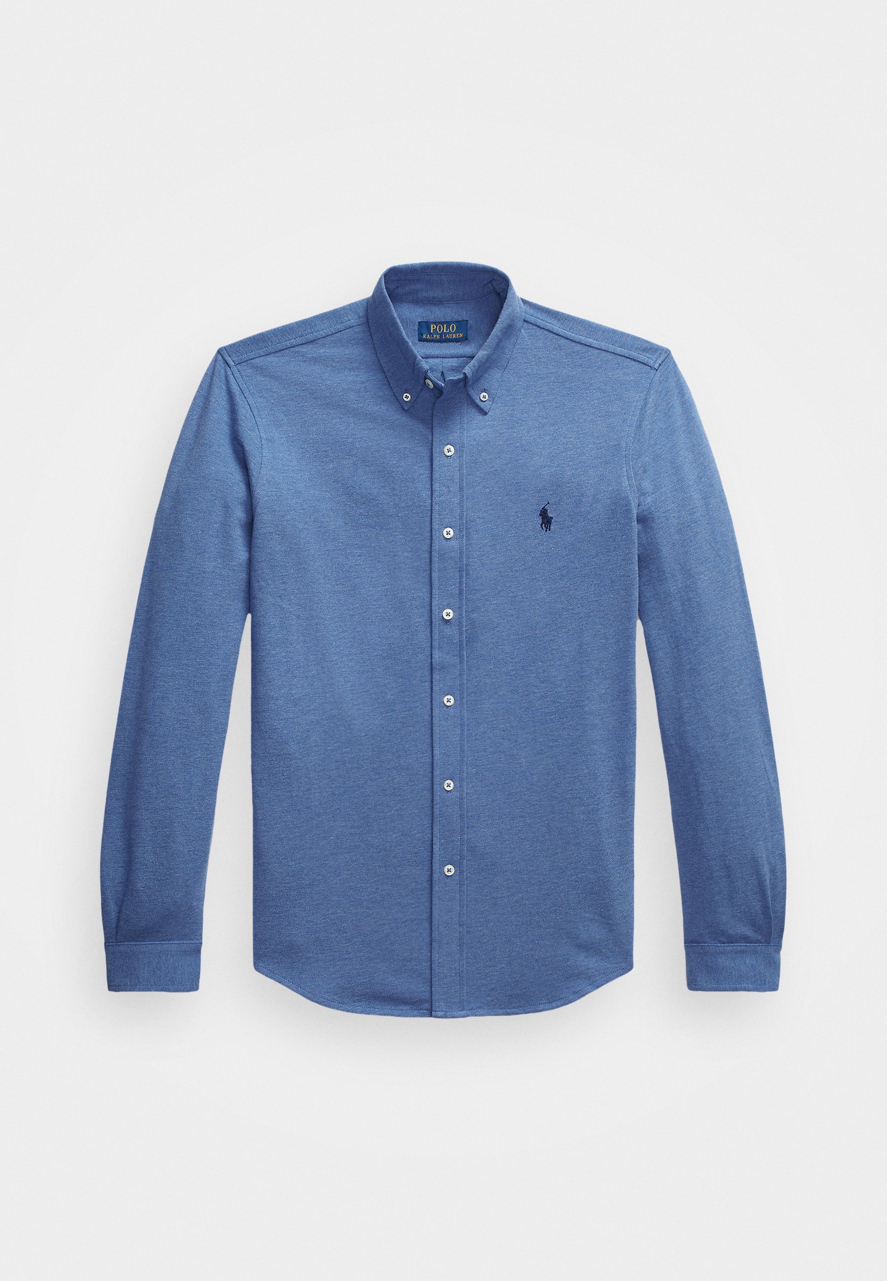 Chemise Polo Ralph Lauren en maille ultra-légère - Bleu roi délavé