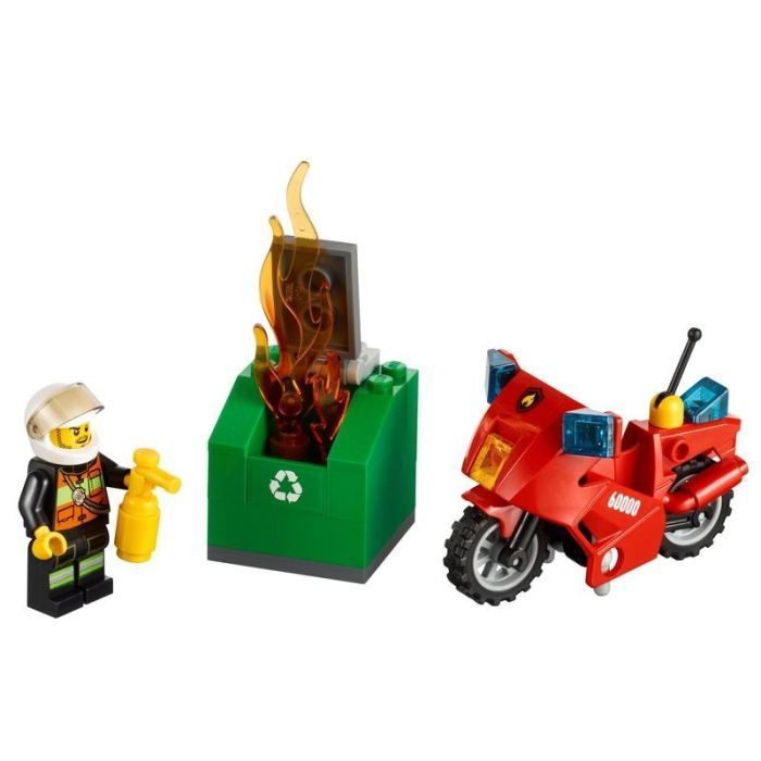 Jeu de construction LEGO - LEGO City - La moto des pompiers - Garçon - A partir de 5 ans - 40 pièces