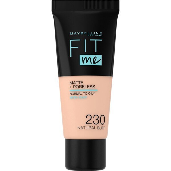 Maybelline New York Fit Me Matte & Poreless tekoči puder 230 Natural Buff