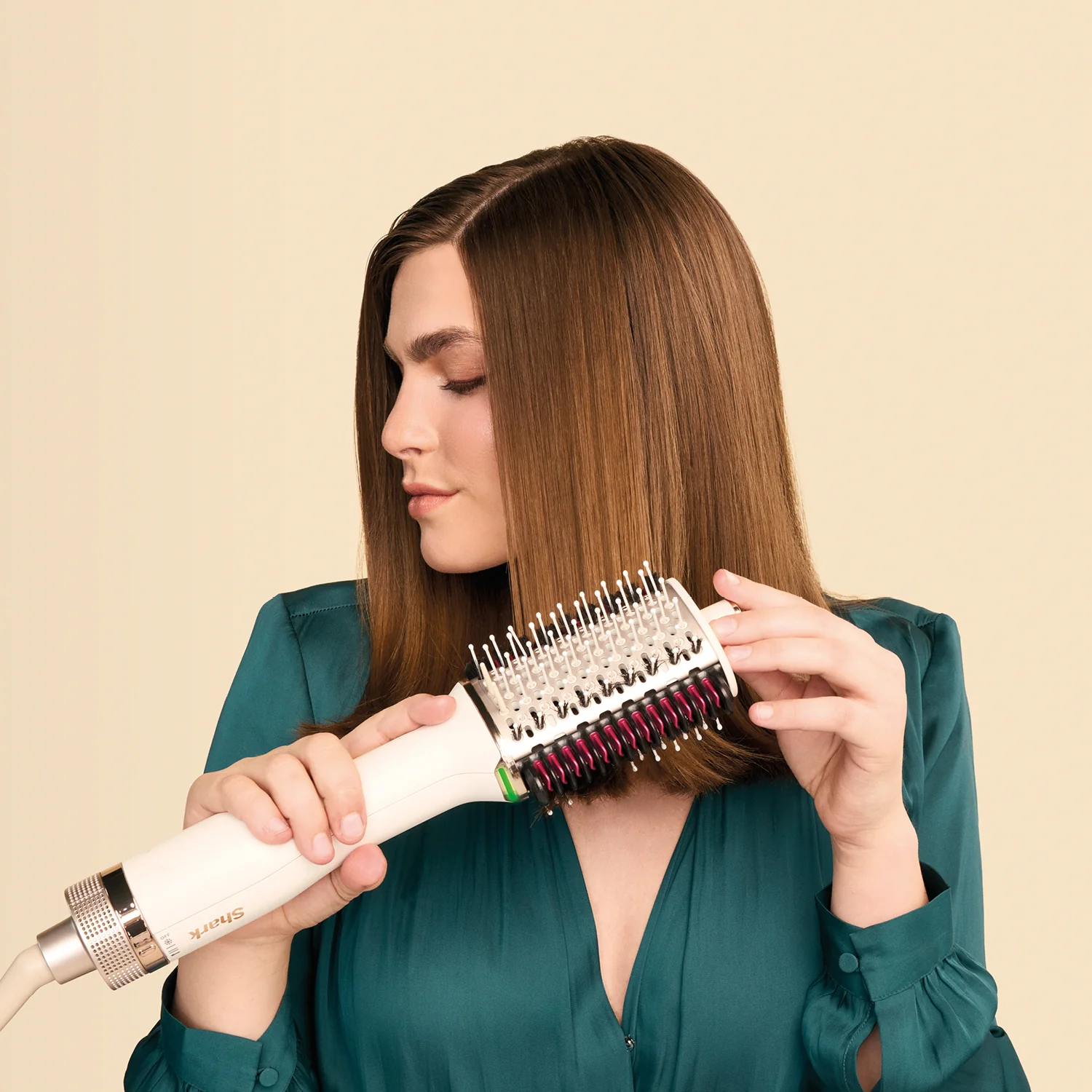 SmoothStyle SPAZZOLA E PETTINE LISCIANTE RISCALDATI SHARK SMOOTHSTYLE - Seta - Spazzola Elettrica Capelli