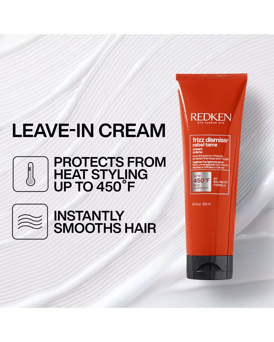 REDKEN Frizz Dismiss Rebel - περιποίηση χωρίς ξέβγαλμα - για φριζαρισμένα μαλλιά