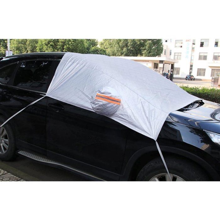 Funda resistente a las heladas - 230 x 148 cm - Parabrisas - Funda para coche - Protección para parabrisas - Película compuesta de aluminio y material no algodón