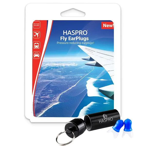 Haspro Fly EarPlugs, Zatyczki do uszu podczas podróży