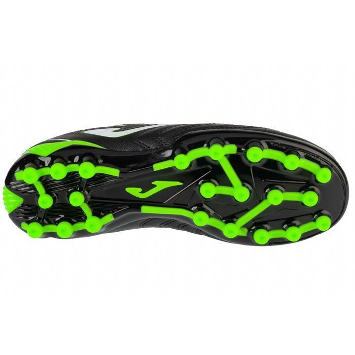 Botas de fútbol JOMA Toledo Jr 2501 AG - Tacos AG - Negras - Parte superior sintética