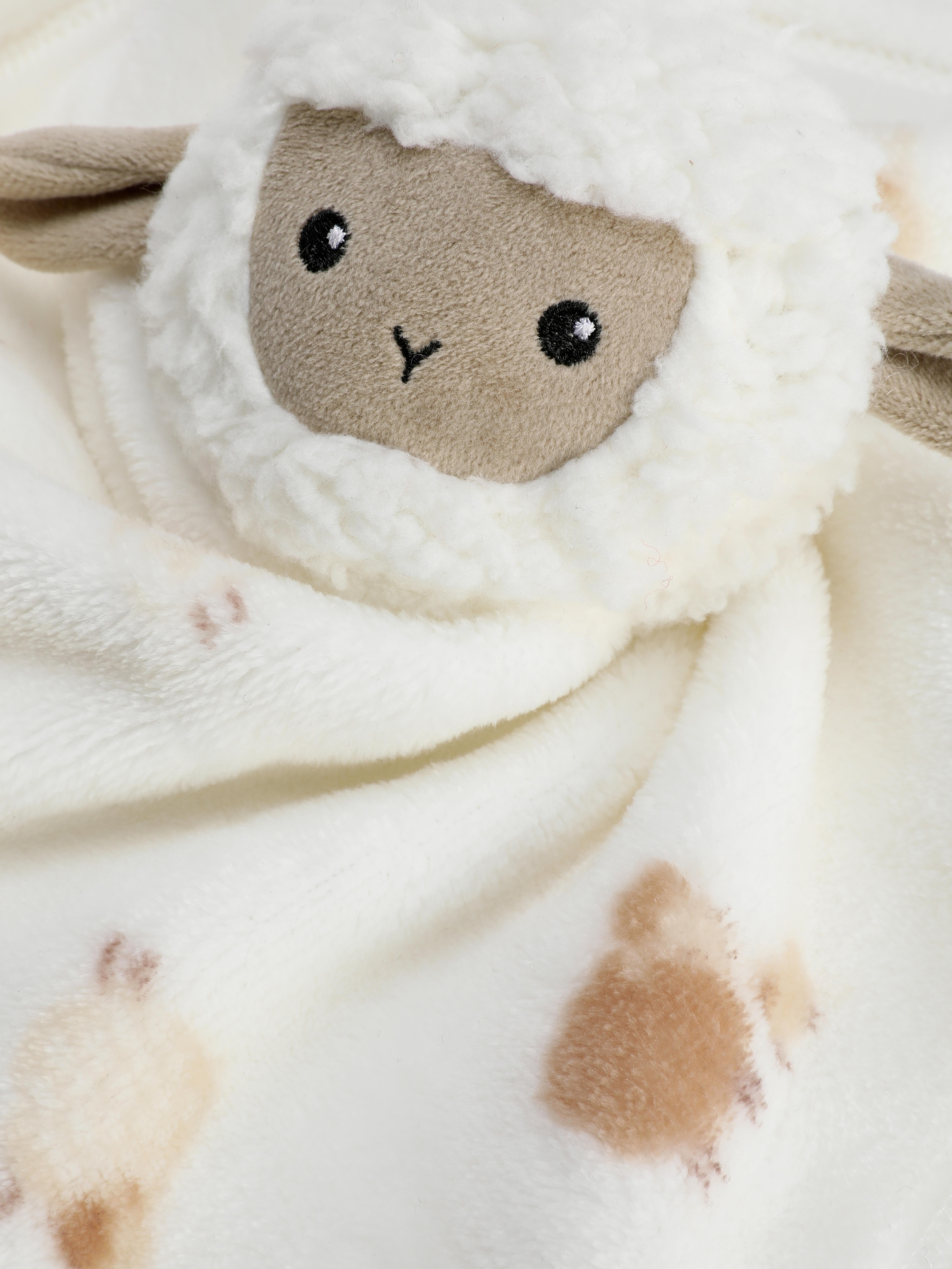 Pătură pufoasă din fleece. Această pătură drăguță și moale este plăcută și plăcută pentru micuțul tău.