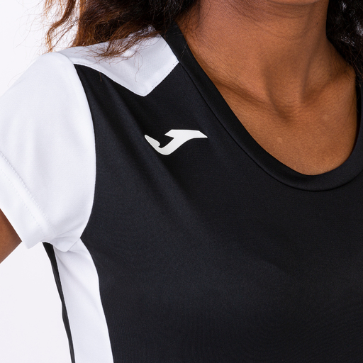  T-shirt à manches courtes Joma Record II Noir et blanc