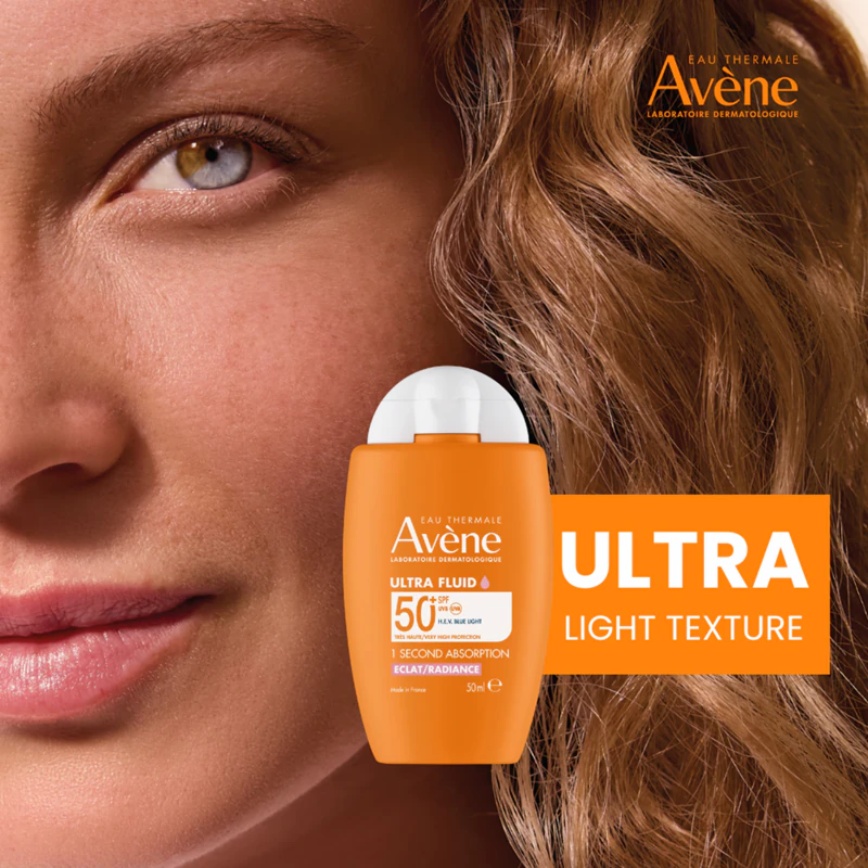 Fluido iluminador Avène Sun Ultra Radiance com proteção solar