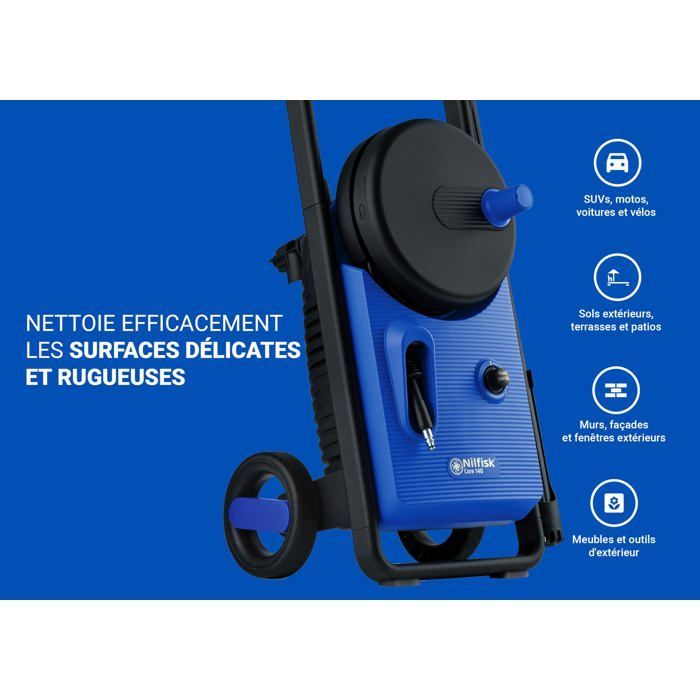 Nettoyeur haute pression - Nilfisk - Core 140-6 - 465 L/h - 1800 W - 140 bar