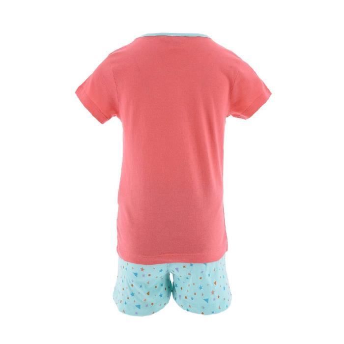 Pijama corto de algodón para niña 'Frozen' - DISNEY - FROZEN - Naranja - Niño