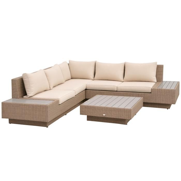 Outsunny - Garden furniture set - Woven resin imitation rattan PE - 165x84x173cm - Brown
