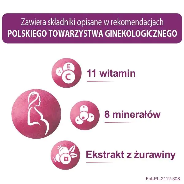 Falvit Mama, Suplement diety na cały okres ciąży i karmienia piersią, Tabletki