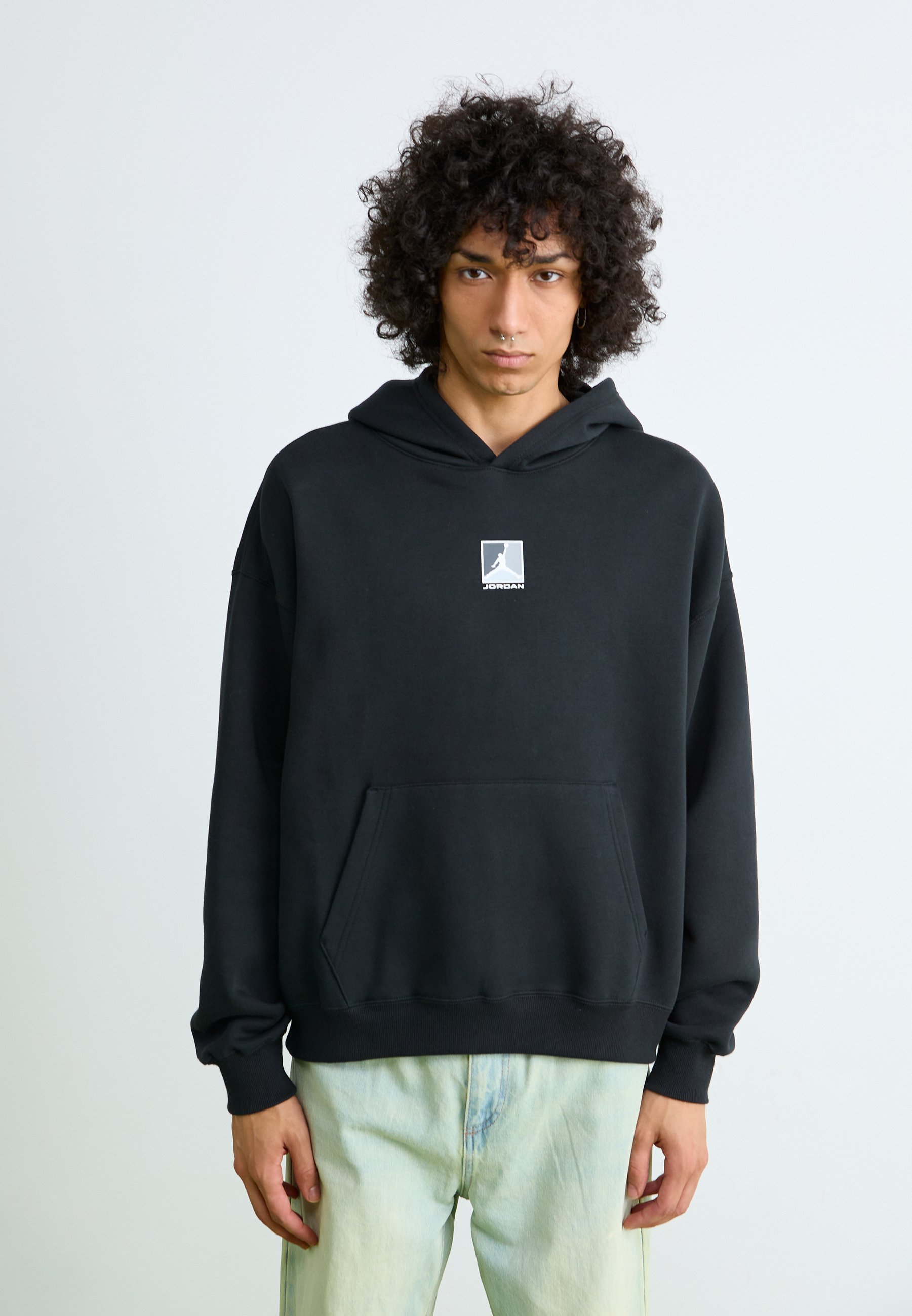 Sweat à capuche Jordan - noir/blanc