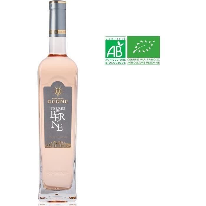 bottles + 1 magnum - Château de Berne 2024 Côtes de Provence - Organic Rosé Wine from Provence - 6 x 75cl + 1 x 150cl