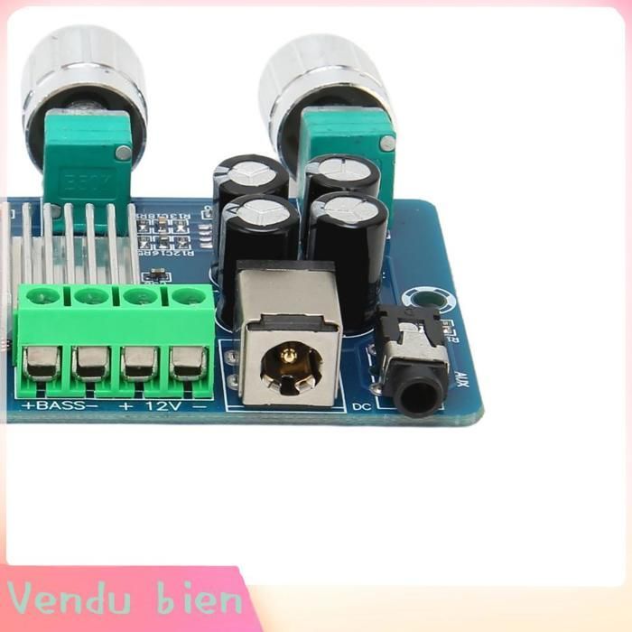 Placa amplificadora de potencia digital Garosa, placa amplificadora de potencia digital de 12 V CC, para proyectores de vídeo.