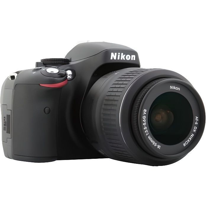 Nikon D5100 digitalt spejlreflekskamera + objektiv + etui