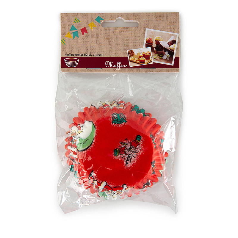 Moule à muffins Cuisine, paquet de 50, motif de Noël