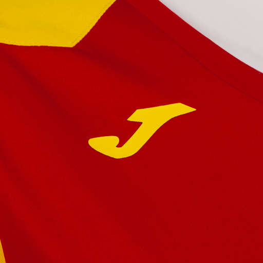 Camiseta Manga Corta Joma Record Ii Rojo Amarillo