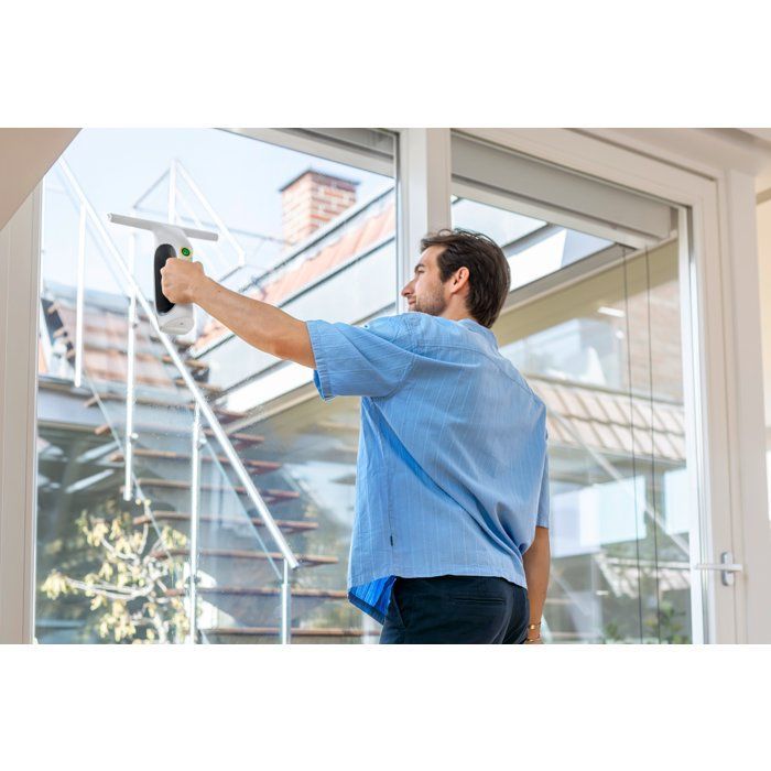 KARCHER WV 2 Universal Care - Nettoyeur de vitres - Raclette XL 280 mm - Autonomie 35 min - Nettoie jusqu'à 105m²