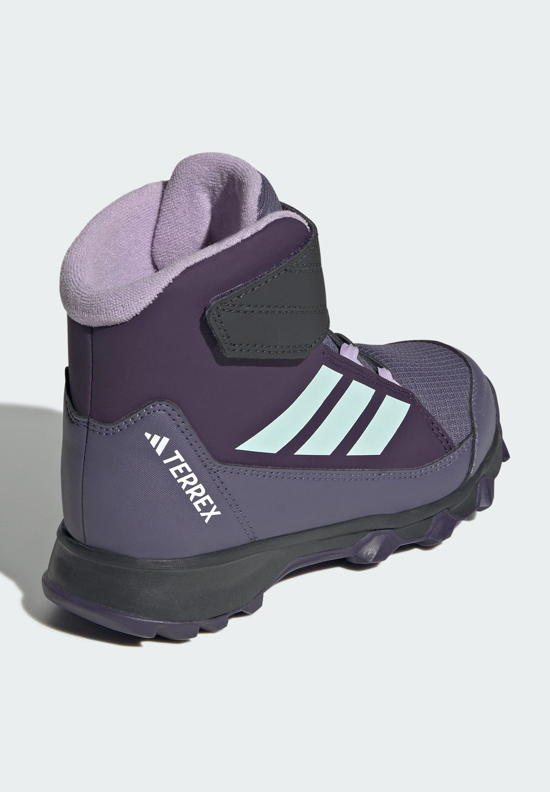 Adidas Terrex UNISEX - Stivali invernali - prugna aurora/acqua semi flash/prugna cipria