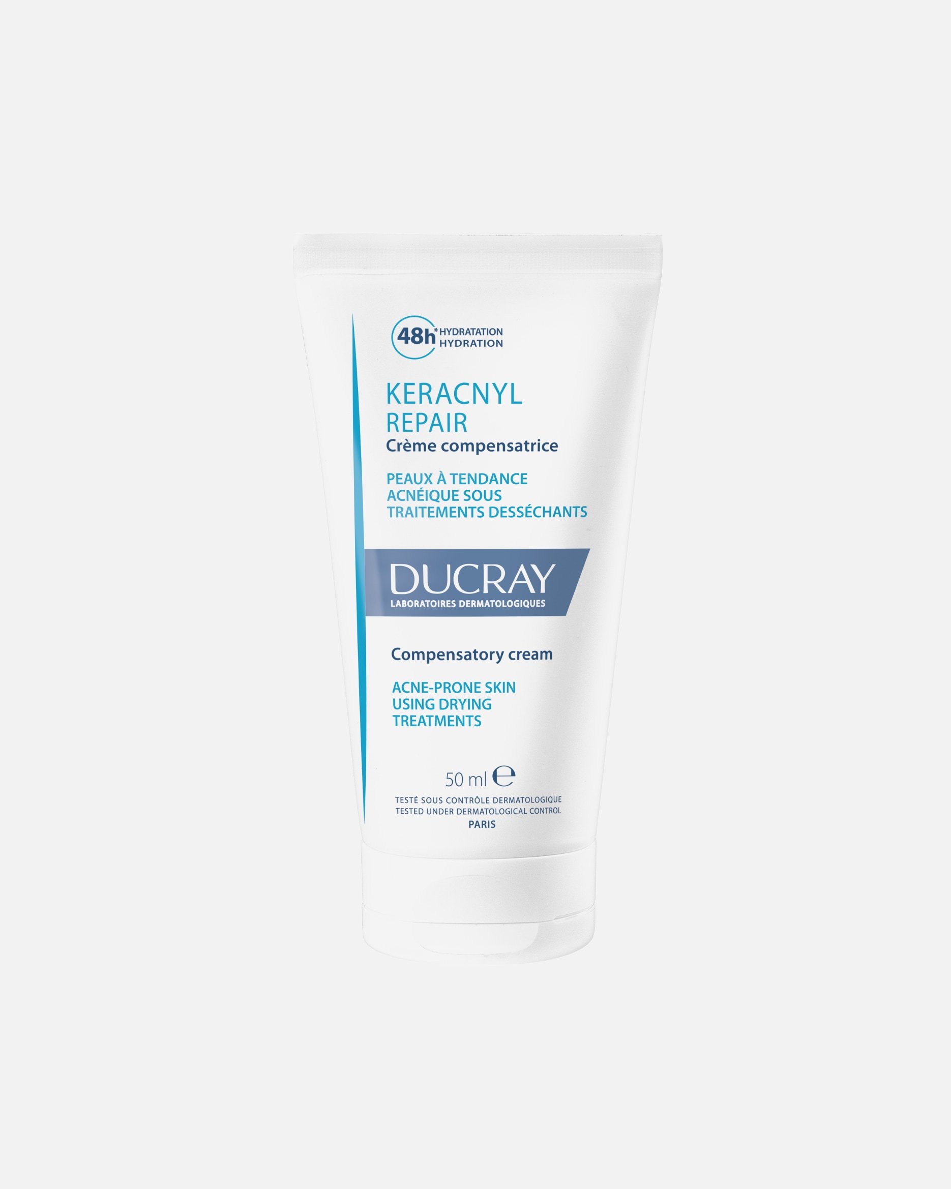 „Ducray KeraCnyl“ balansuojantis veido kremas – 50 ml