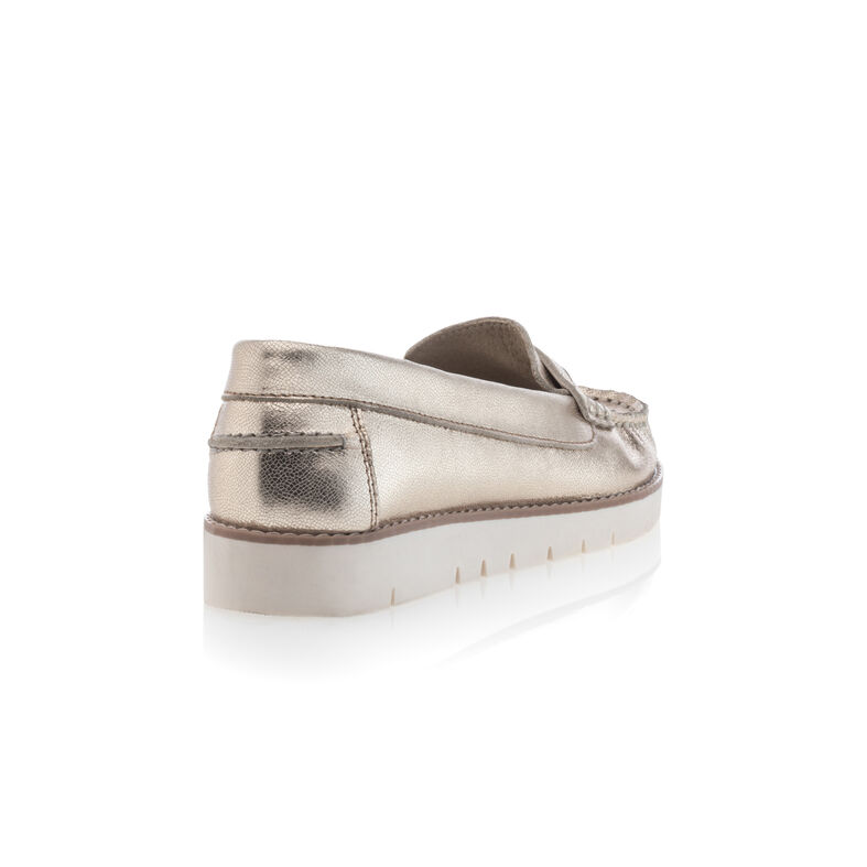 Gelbe Damen-Loafer/Bootsschuhe