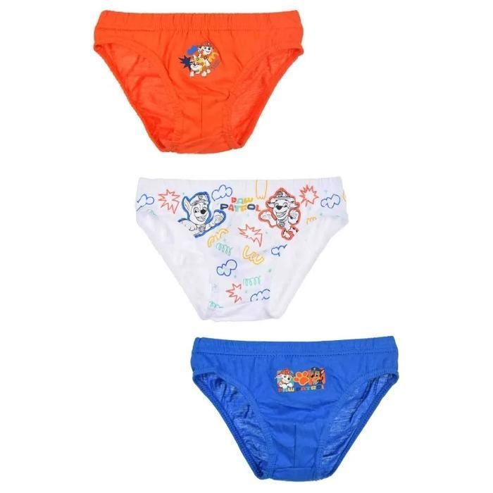Lot de 3 Slips Coton Garçon La Pat' Patrouille