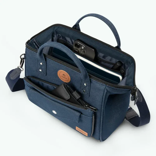 Cabaia Crossbody avonturier Namen blauw