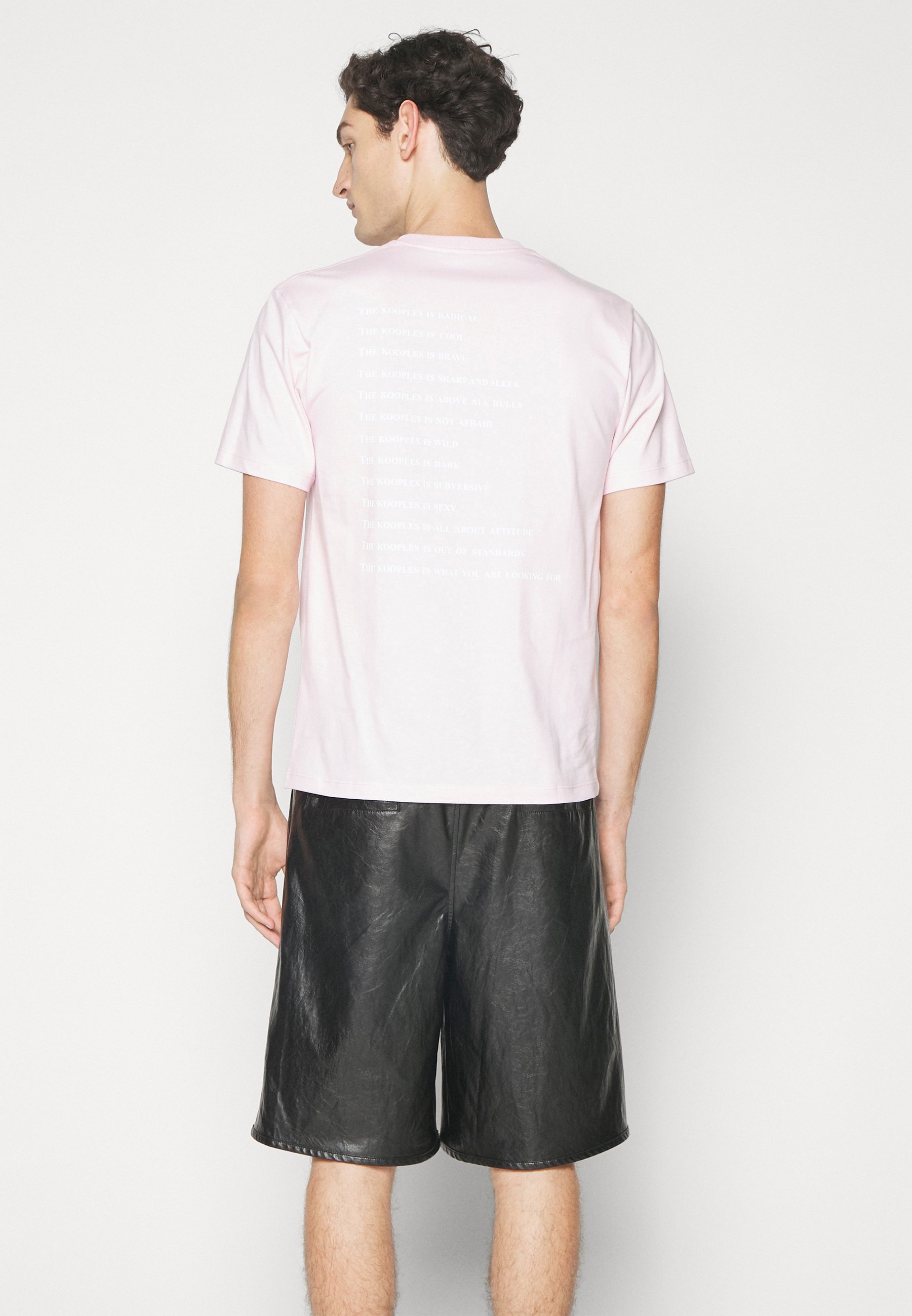 Het Kooples T-shirt met print - lichtroze