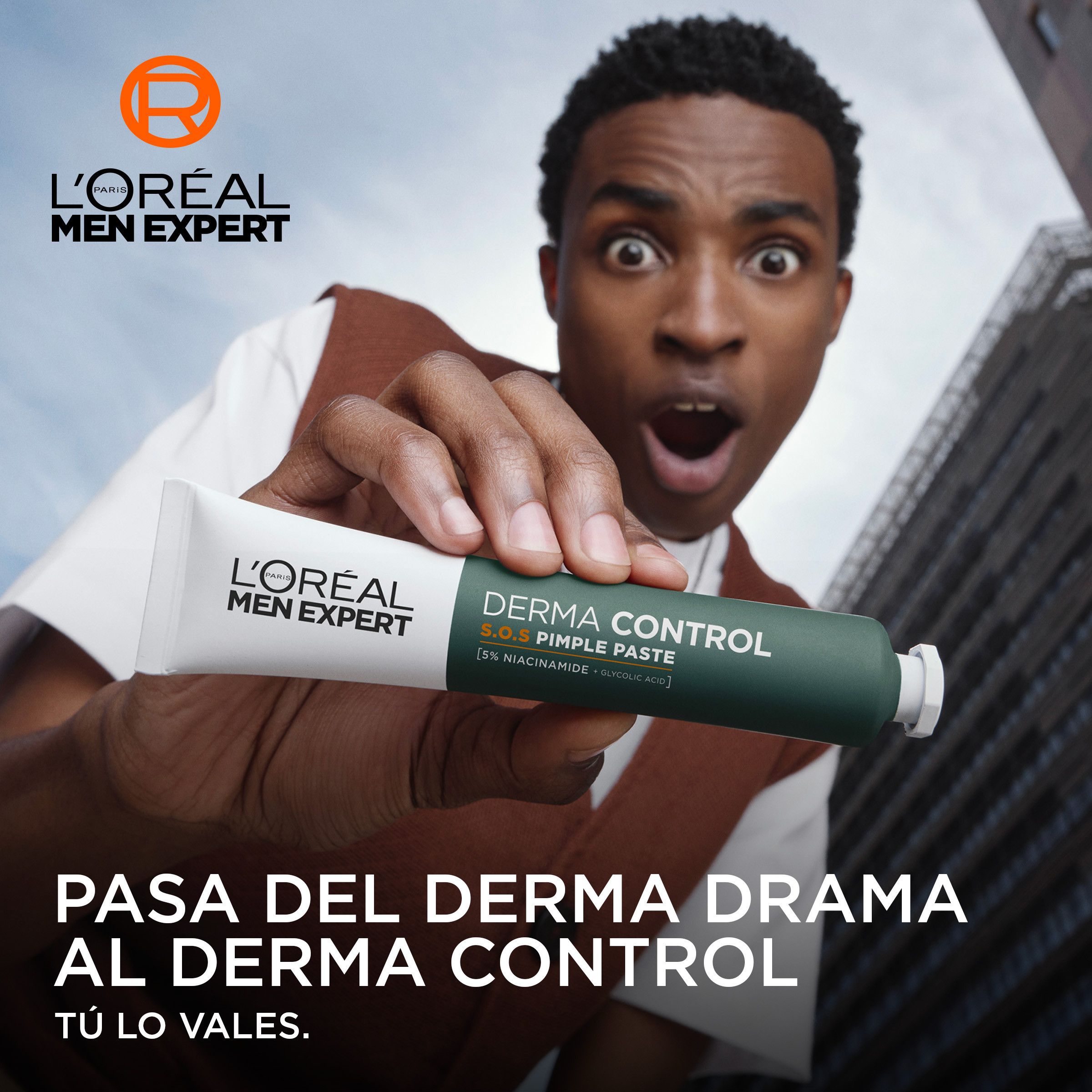 Men Expert Derma Control SOS паста за бубуљице, раствор против бубуљица са ниацинамидом и гликолном киселином Козметика за лице