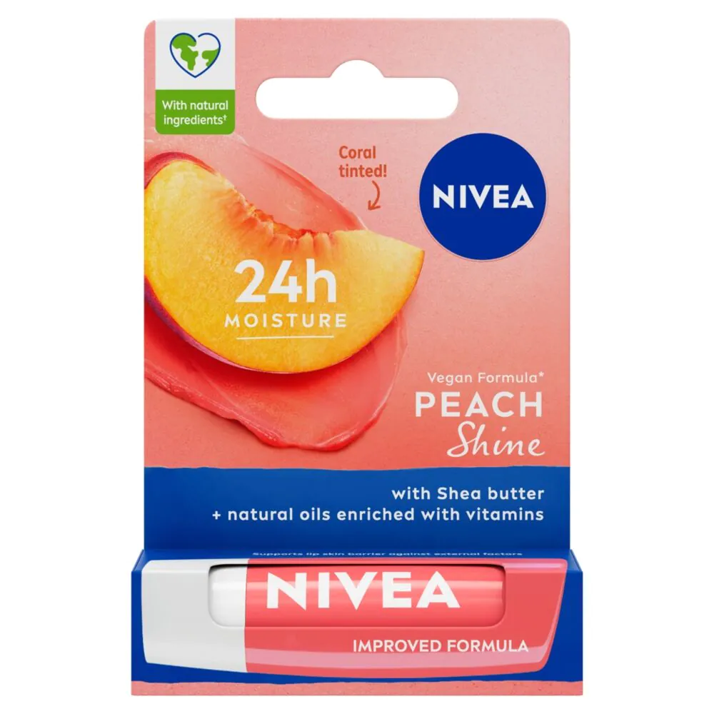 Nivea Lip Care Brzoskwinia Pielęgnująca Pomadka do ust