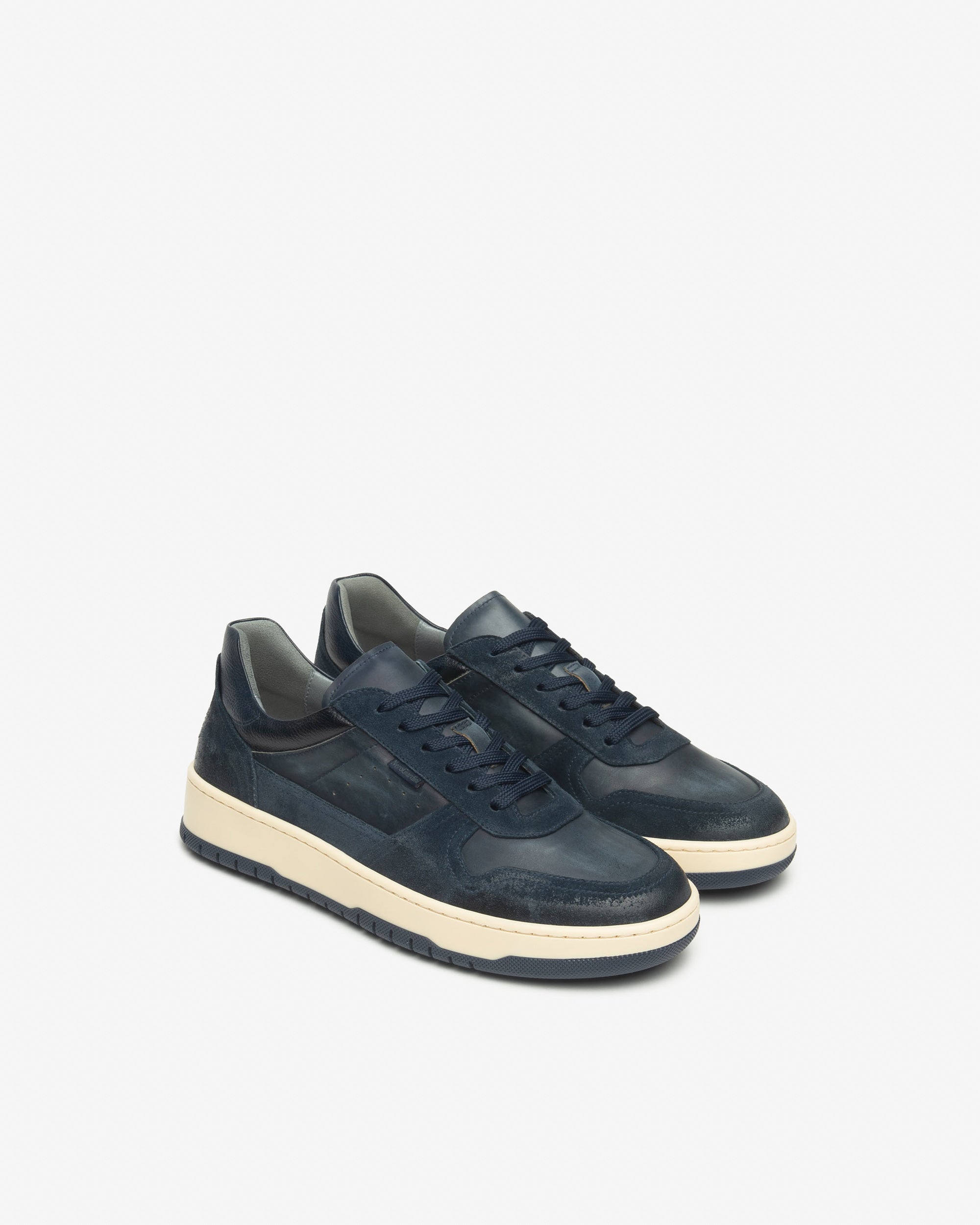  Herren-Sneaker aus Wildleder und Leder