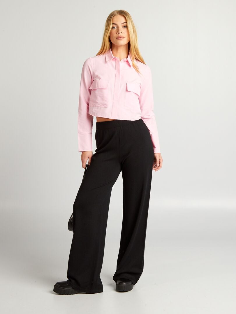 Korte top - ROZE