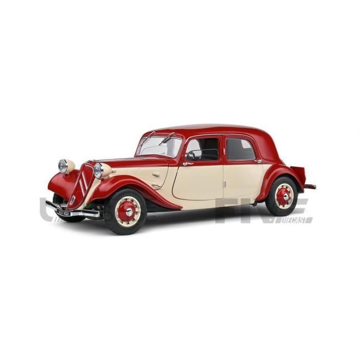 Modellino da collezione di auto - CITROEN Traction (1937) - scala 1/18 - SOLIDO - Rosso