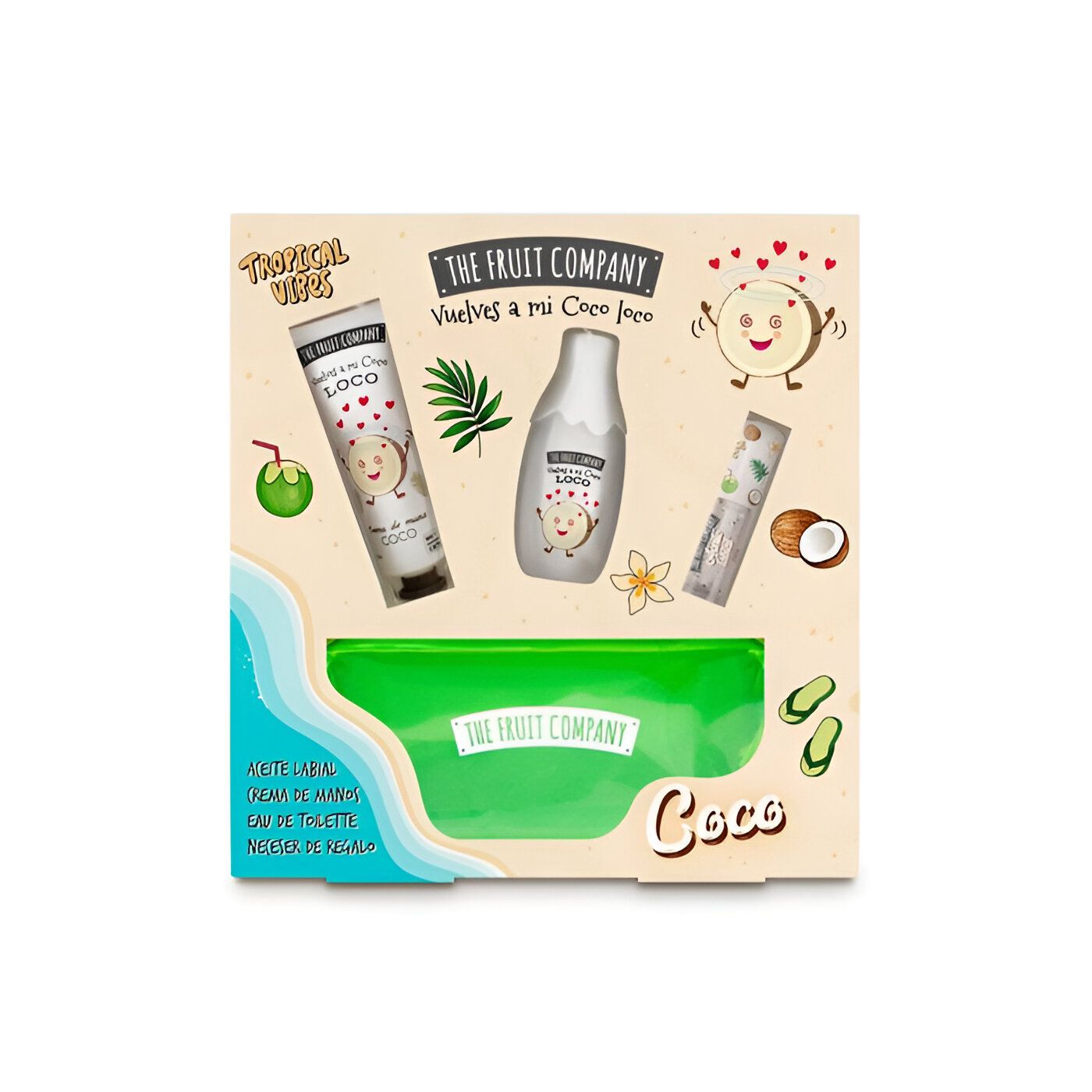 Summer Coco EDT set: krema za ruke, ulje za usne, torbica za toaletni pribor Setovi parfema i poklon setovi