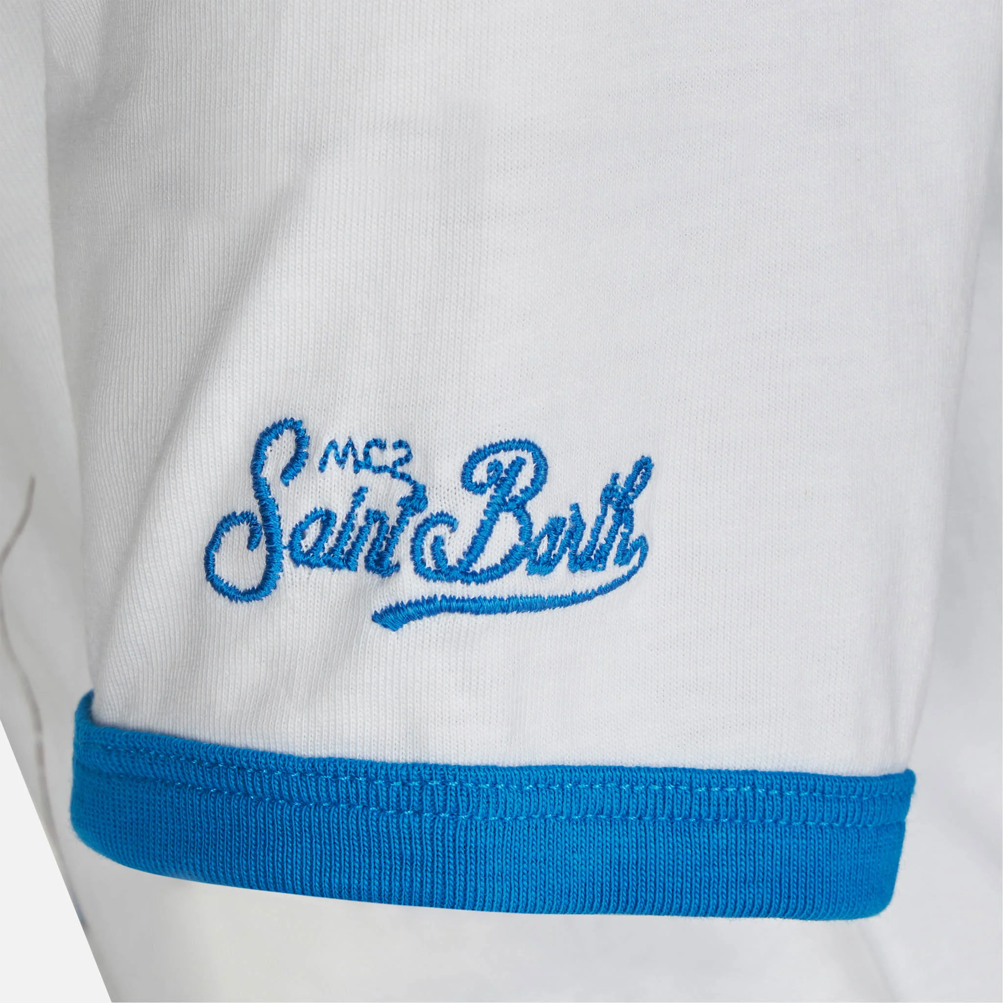 T-shirt da bambino in cotone bianco con stampa frontale Spiderman | ED