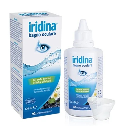 IRIDINA Iridina gel de ducha para ojos rojos, irritados y cansados 120 ml