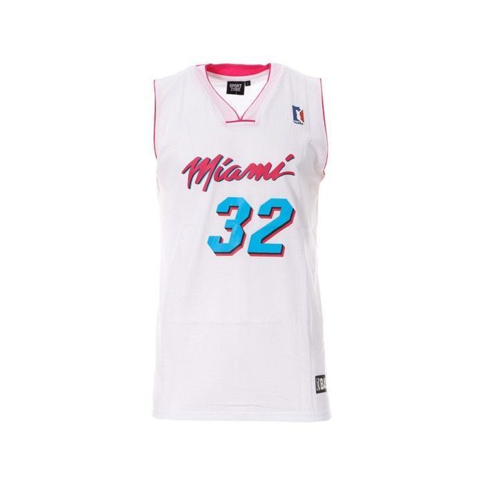 MIAMI - Maillot Basket - blanc - M - Blanc - Sport Homme
