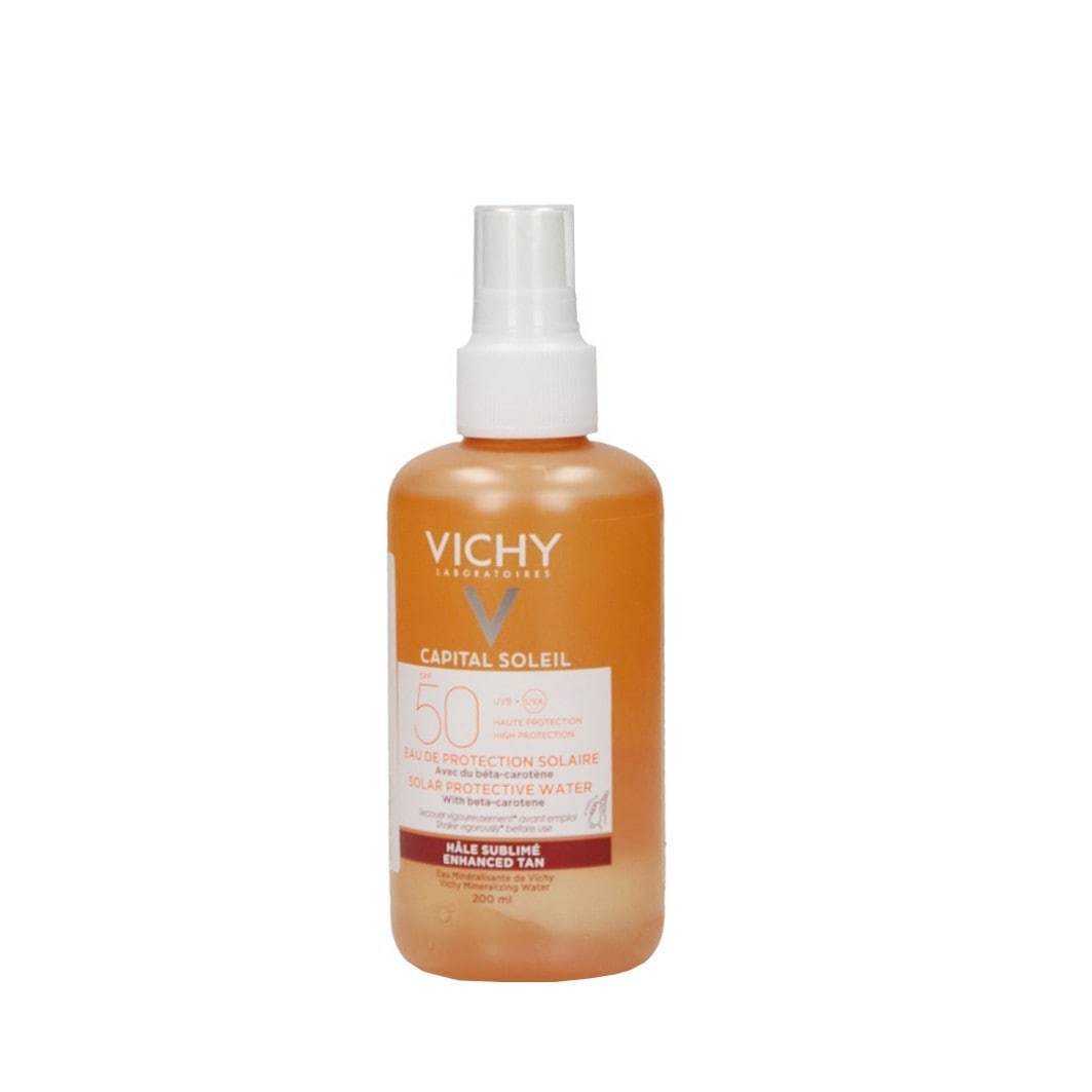 Vichy Capital Soleil sprej za sunčanje, intenzivniji ten s vodom SPC50 - 200 ml